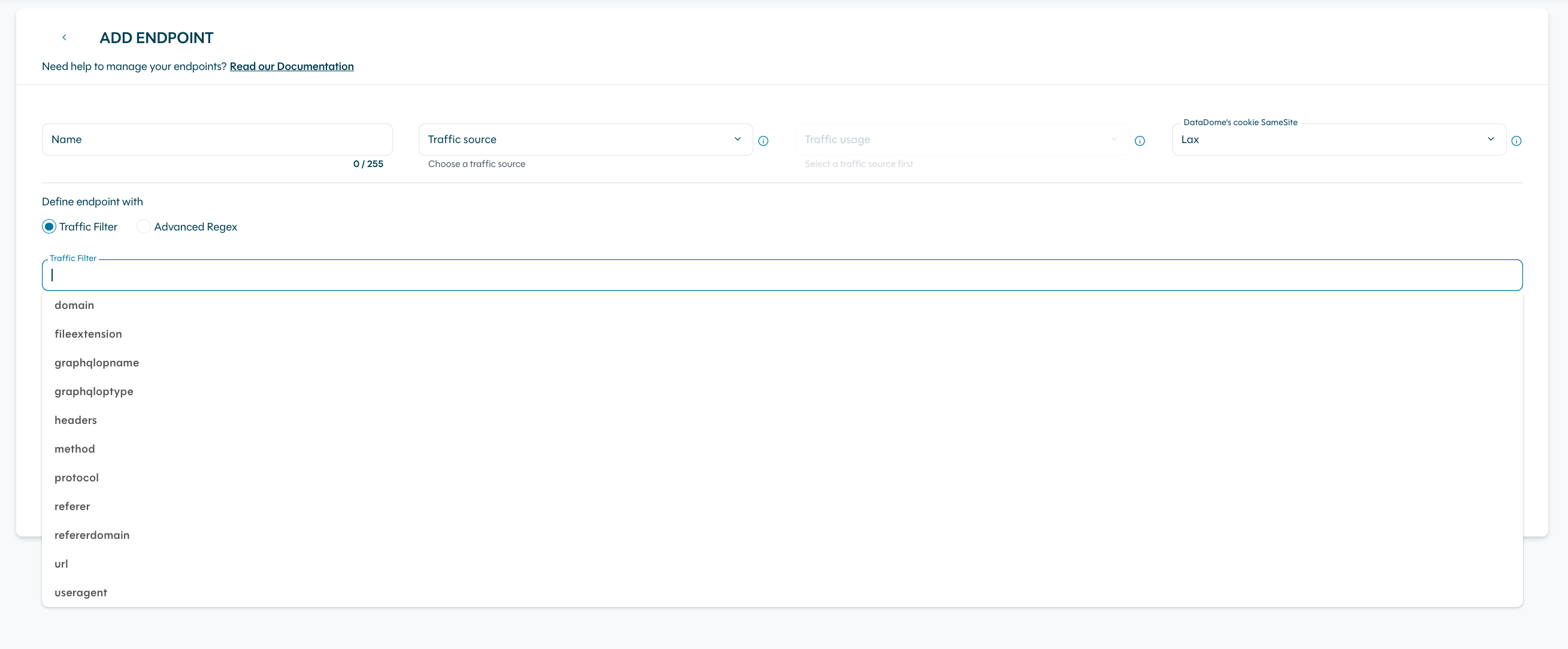 DataDome Add Endpoint